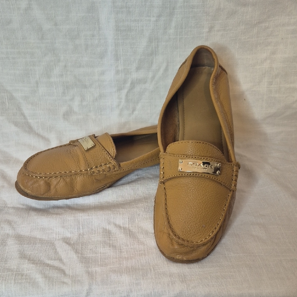 Coach Women's Brown Leather Loafers